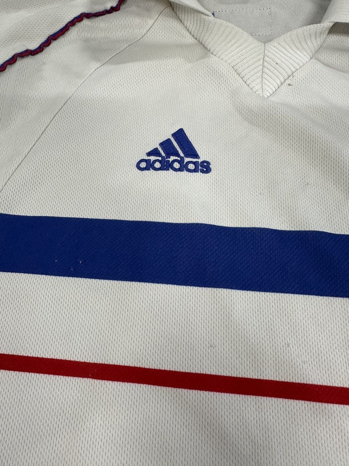 Adidas × Vintage Vintage 1998 Adidas 98-00 France World Cup Soccer Jersey Size US XL / EU 56 / 4 - 7 Thumbnail
