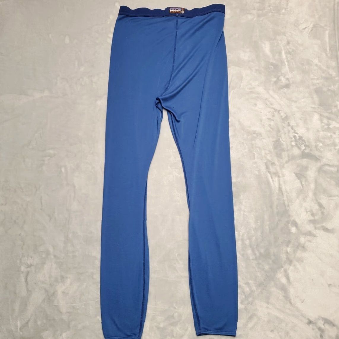 Patagonia VINTAGE Patagonia Pants Base Layer Mens M Blue Capilene 100% Polyester 28 in Inseam Size US 31 - 7 Thumbnail