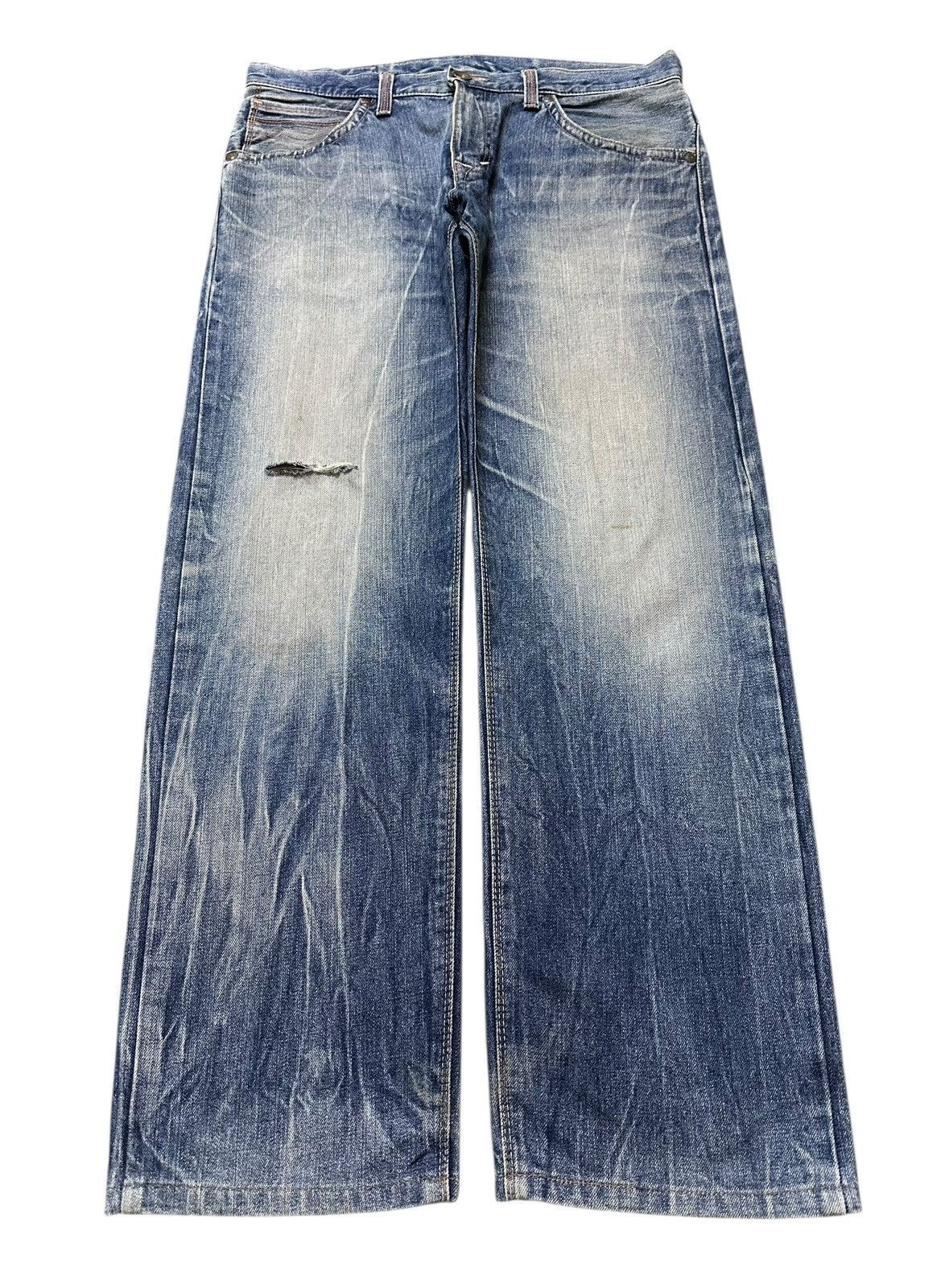 Edwin Edwin XV Exclusive Vintage Blue Thunder Wash Loose Jeans Size US 36 / EU 52 - 1 Thumbnail