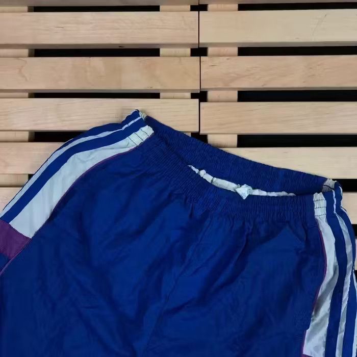 Adidas × Vintage Mens Shorts Adidas Vintage 80s Nylon Blue Size M Size US 33 - 3 Thumbnail