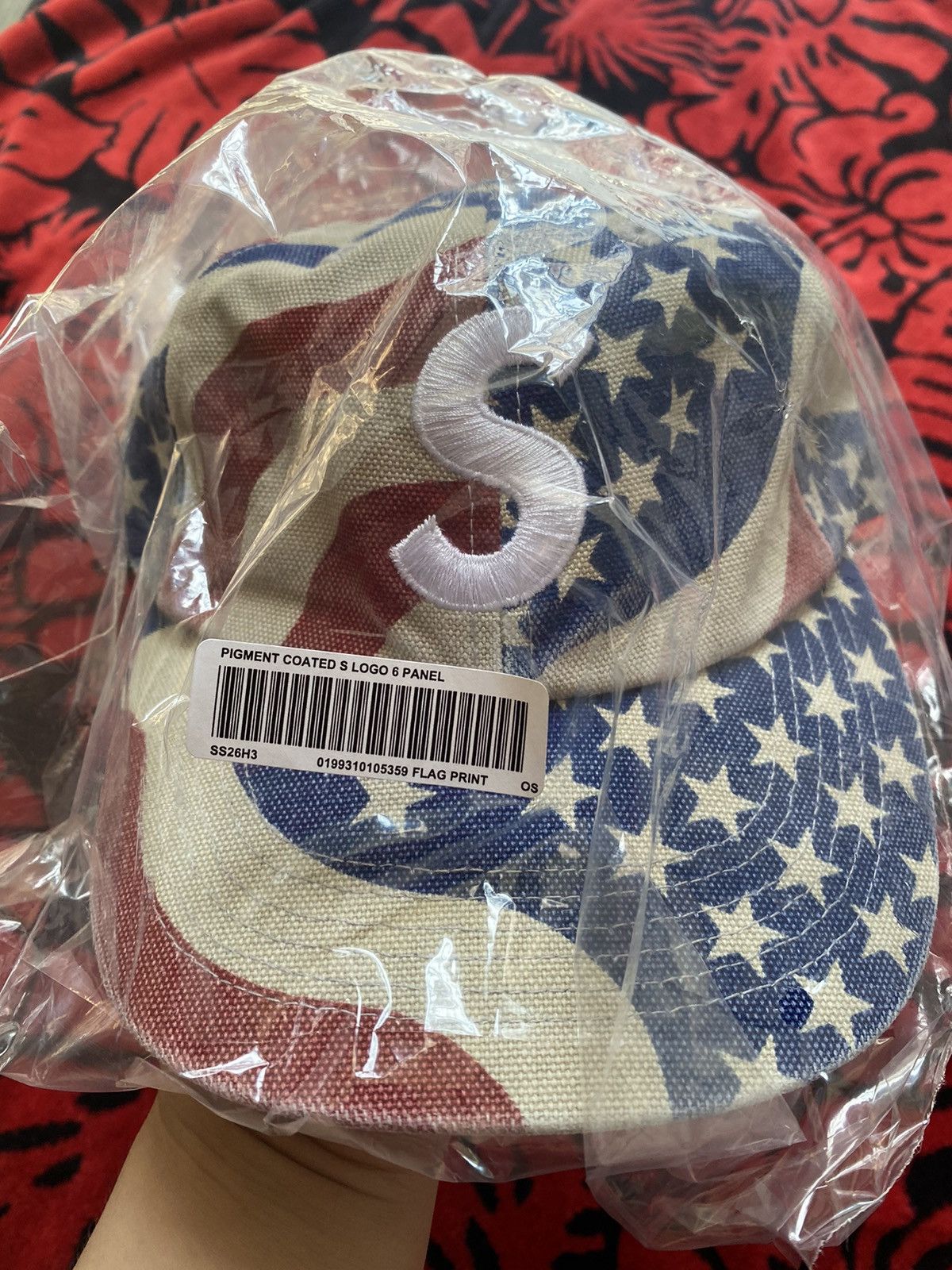Supreme Supreme Pigment Coated S Logo 6 Panel Flag Size ONE SIZE - 5 Thumbnail