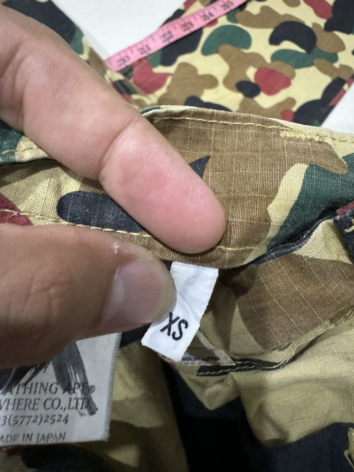 Bape A BATHING APE HUMAN CAMO PANTS Size US 27 - 12 Thumbnail