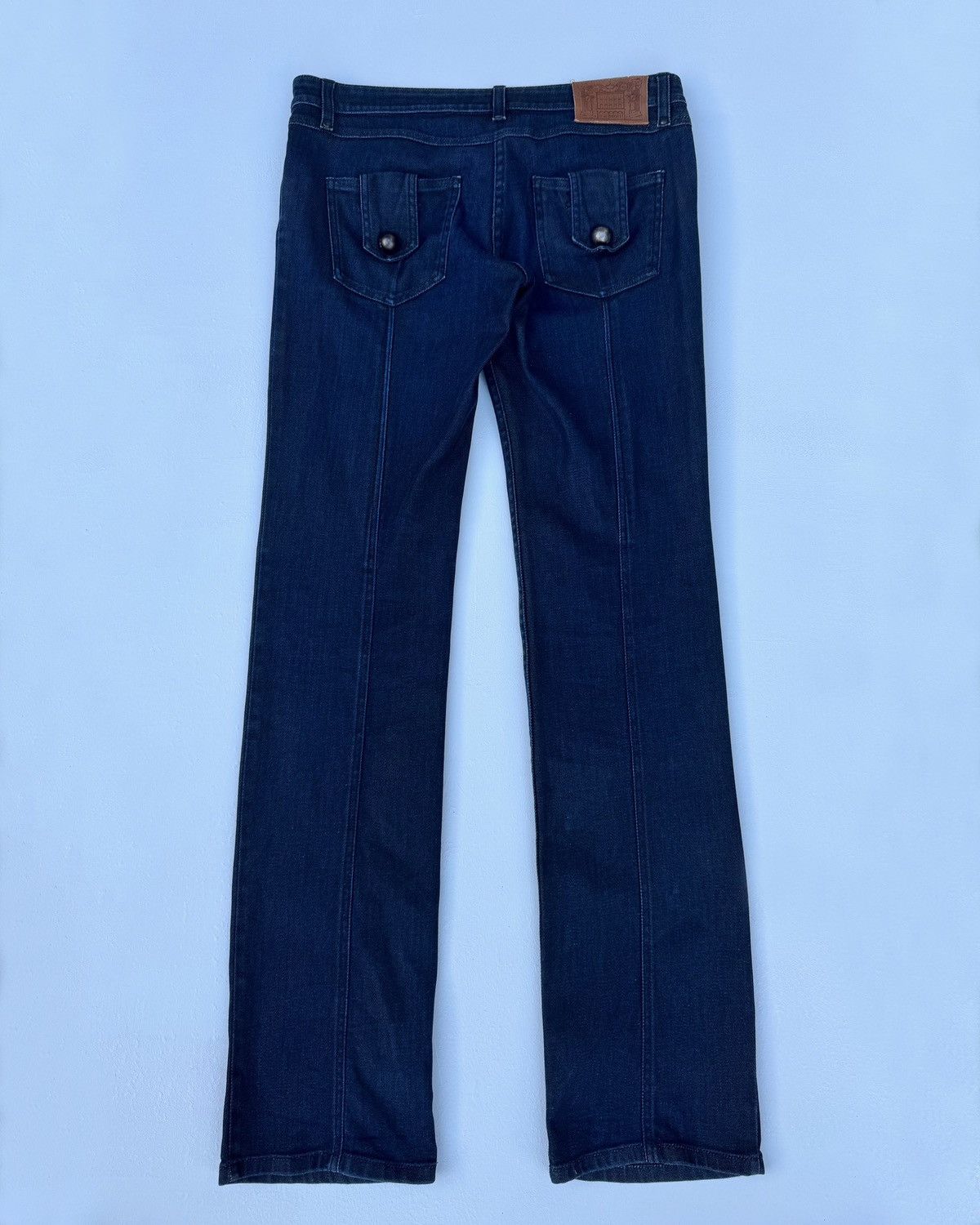 Fendi Fendi Petrol Low Waist Denim Pants Size US 31 - 7 Thumbnail