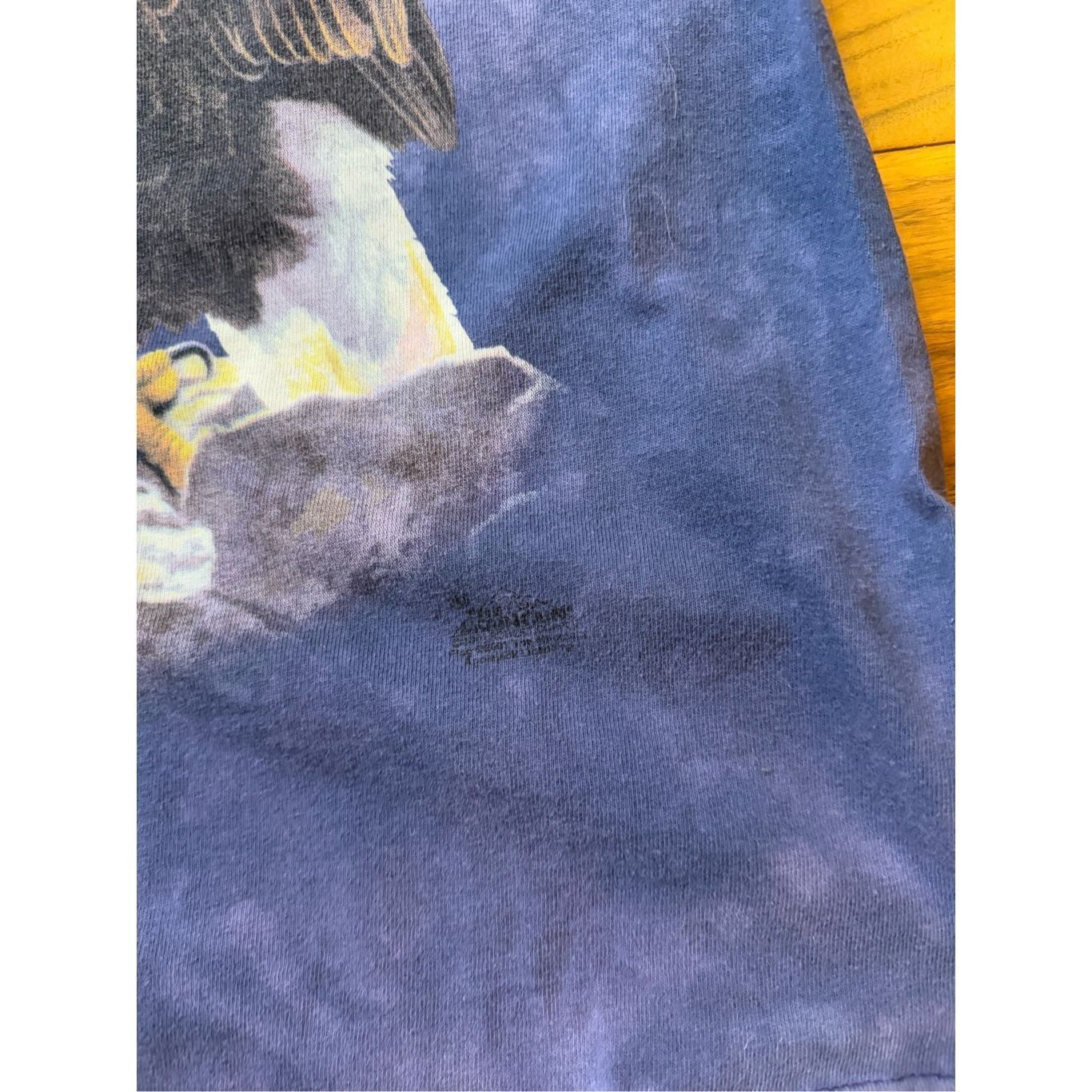 The Mountain Size XL Vintage Y2K 2000 The Mountain Blue Tie Dye American Eagle Graphic Shirt Size US XL / EU 56 / 4 - 2 Thumbnail