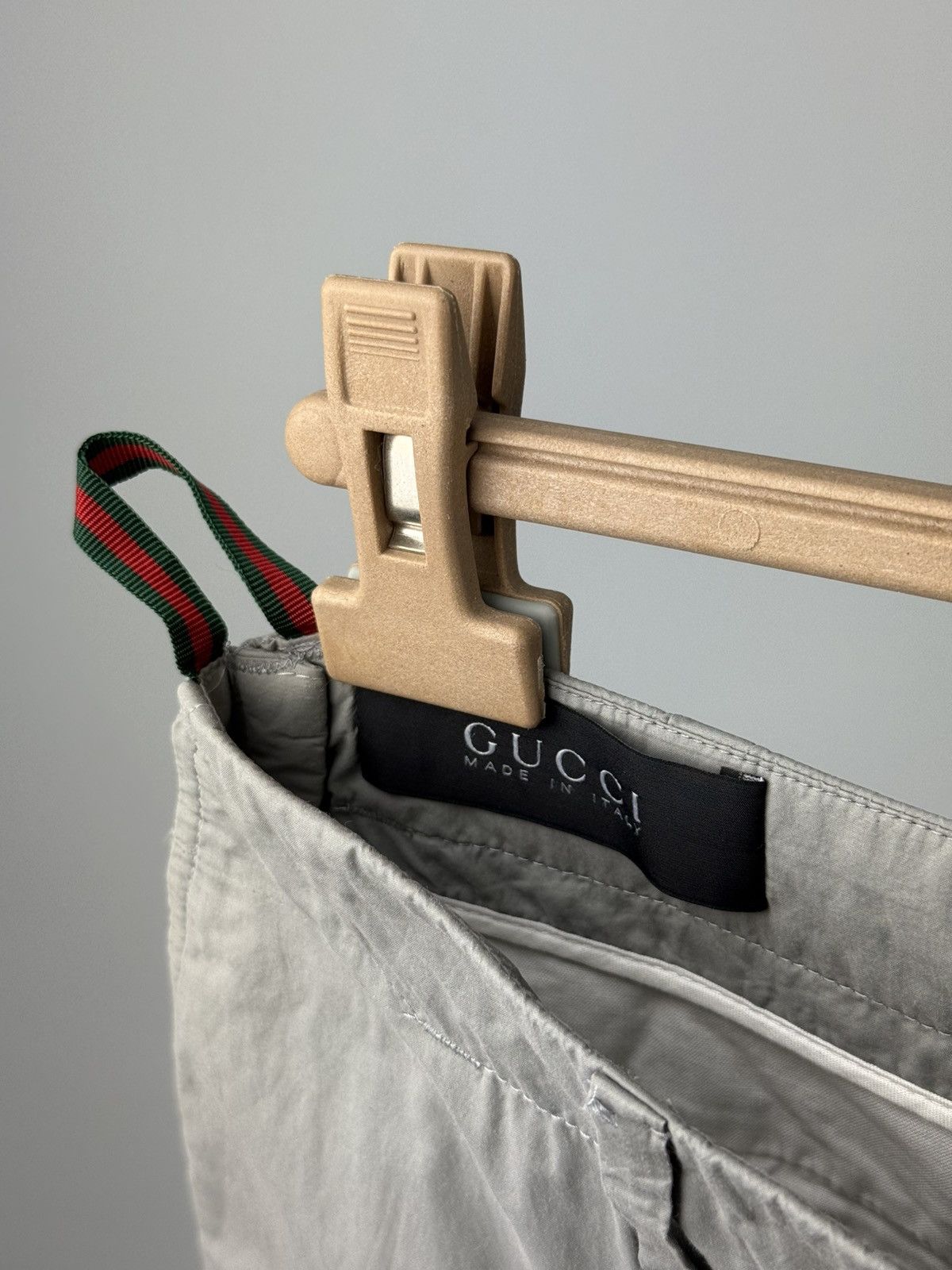 Gucci Gucci Nylon / Cotton Pants Trousers Navy Size US 32 / EU 48 - 10 Thumbnail