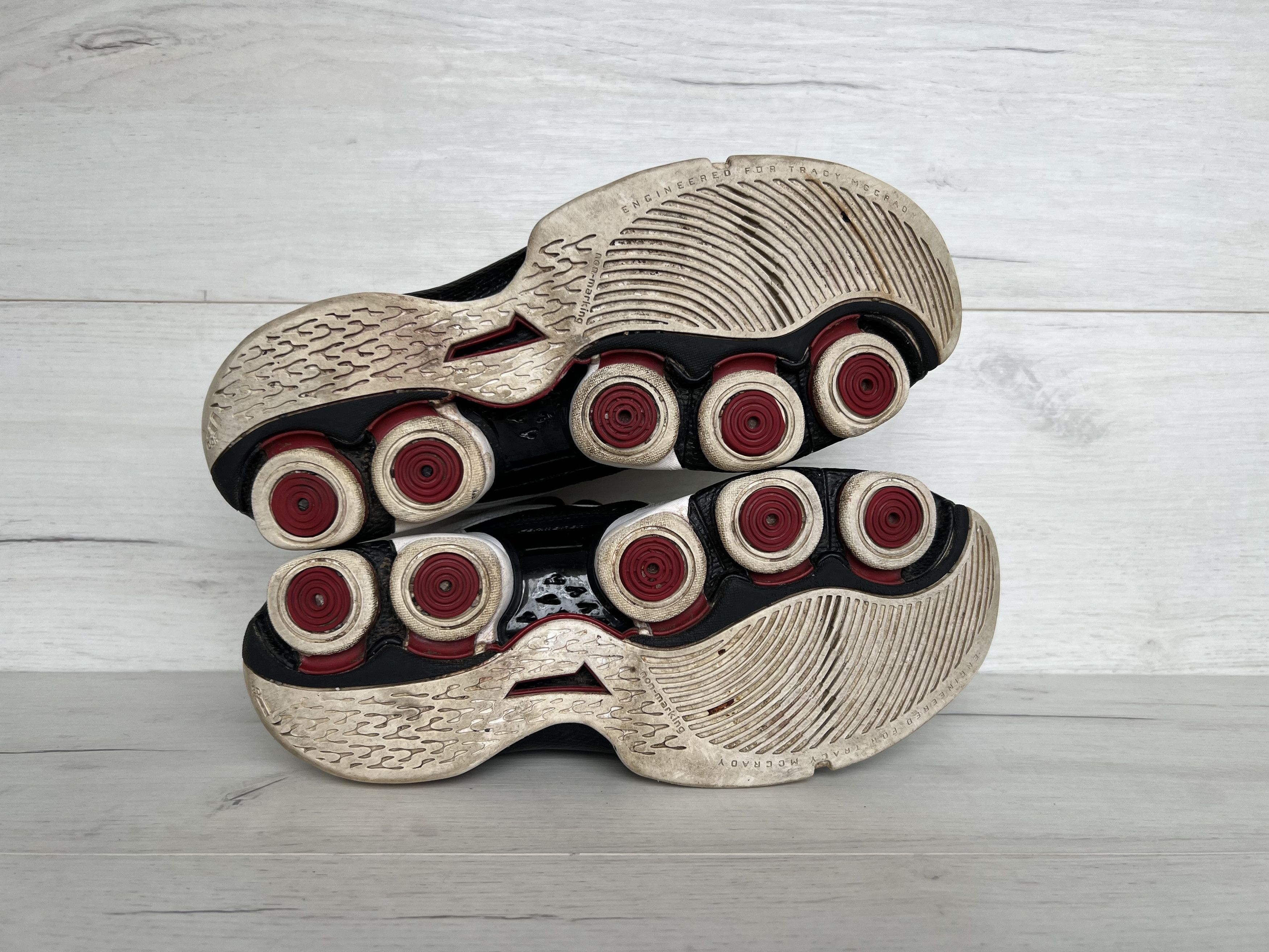 Adidas ADIDAS 2007 TMAC 6 Tracy McGrady 466152 BLACK WHITE RED Size US 9.5 / EU 42-43 - 8 Thumbnail