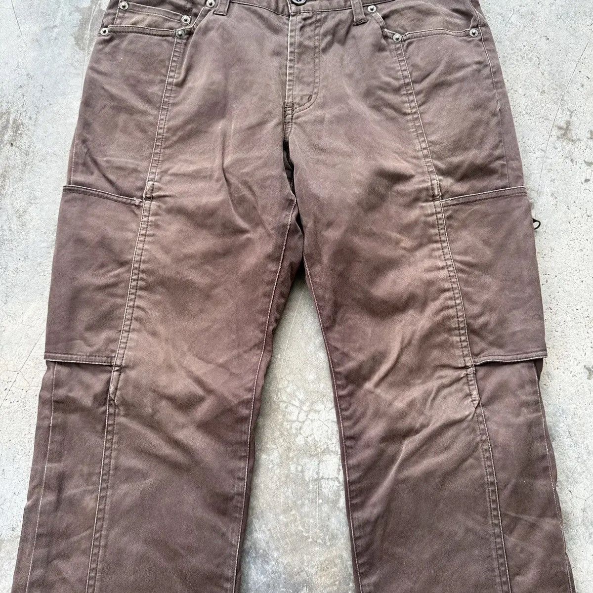 PPFM STEALS💥Vtg PPFM Utility Multipocket Faded Double Bones Pant Size US 31 - 2 Thumbnail