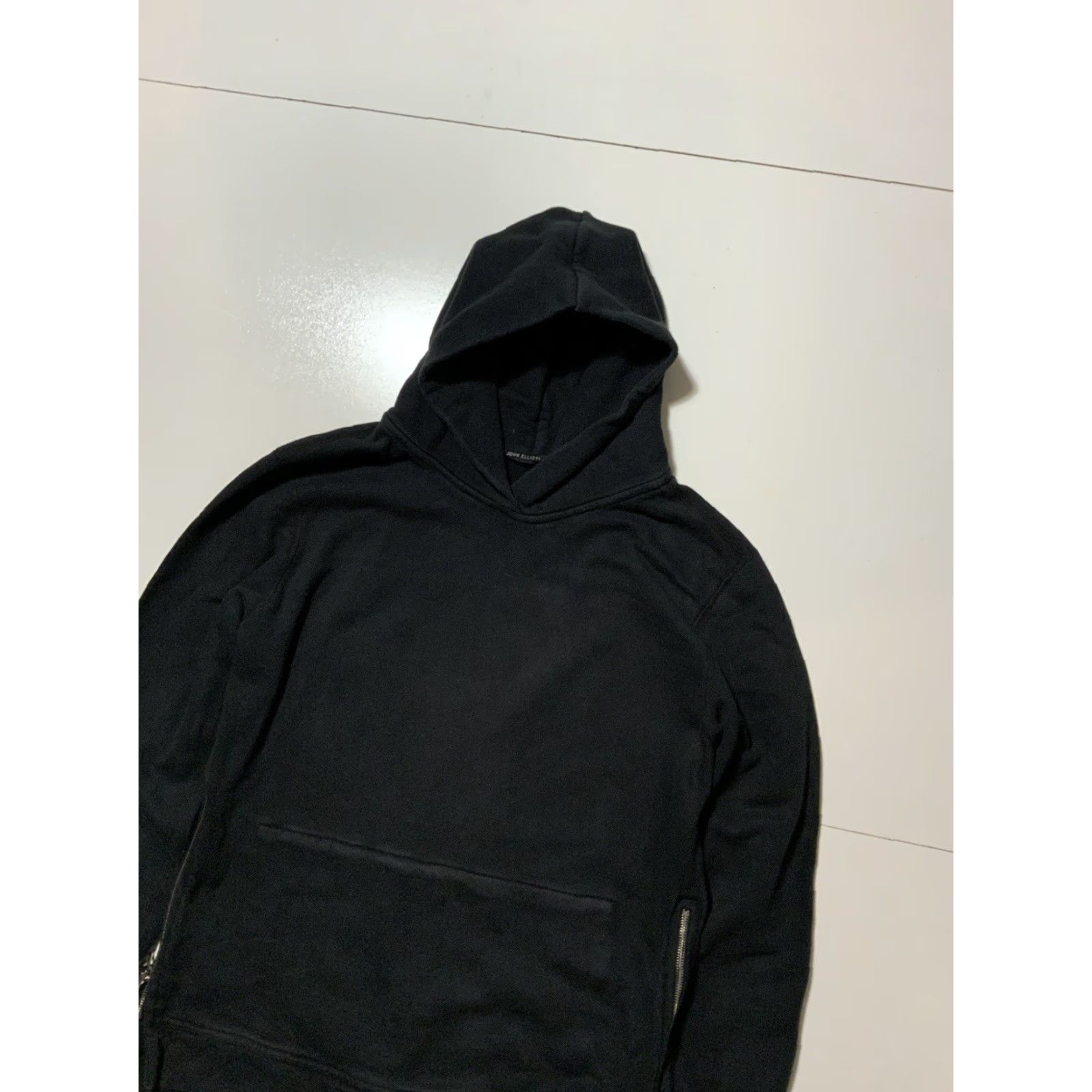 John Elliott John Elliott Black Slim Fit Terry Villain Side Zip Pullover Hoodie Sz. 3 Mens Size US S / EU 44-46 / 1 - 4 Thumbnail