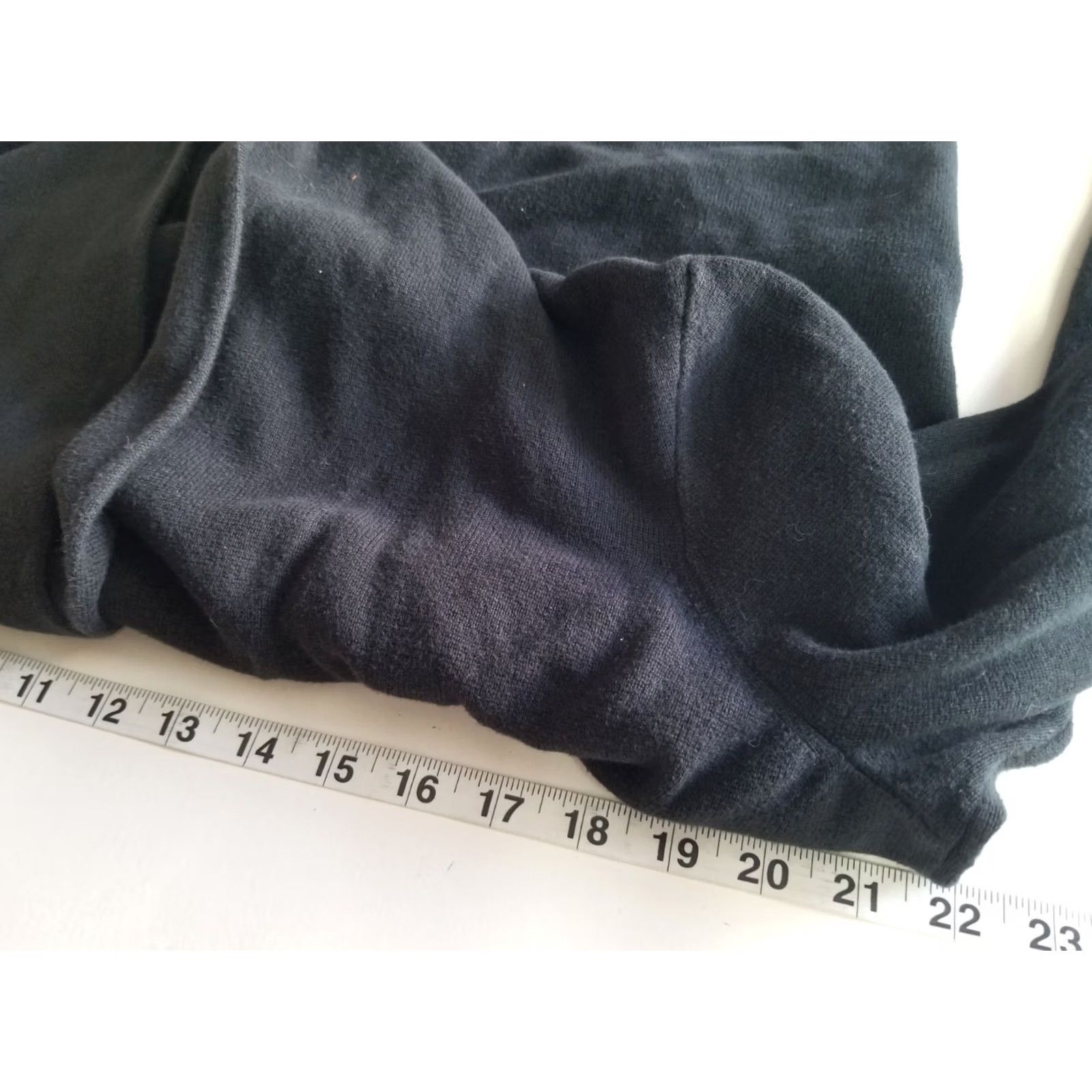 J.Crew J.CREW Cardigan Sweater Black Womens PL Petite Large Cotton Open Sweater Cardigan Heavyweight Pockets Size PL Womens Size L / US 10 / IT 46 - 4 Thumbnail