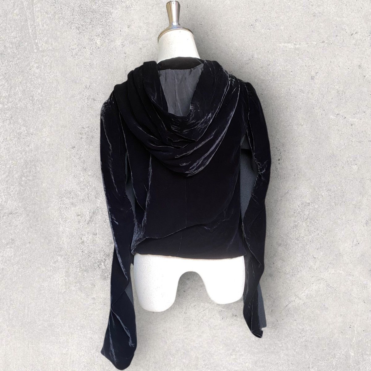 Rick Owens Rick Owens Main Line Velvet Hoodie Size M / US 6-8 / IT 42-44 - 4 Thumbnail