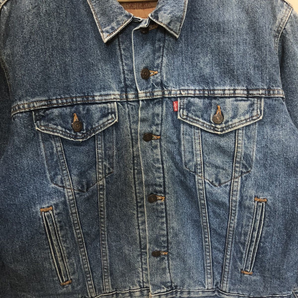 Levi's × Vintage 90’s Levi’s 70506-0316 Denim Trucker Blanked Lined Jacket Size US M / EU 48-50 / 2 - 4 Thumbnail