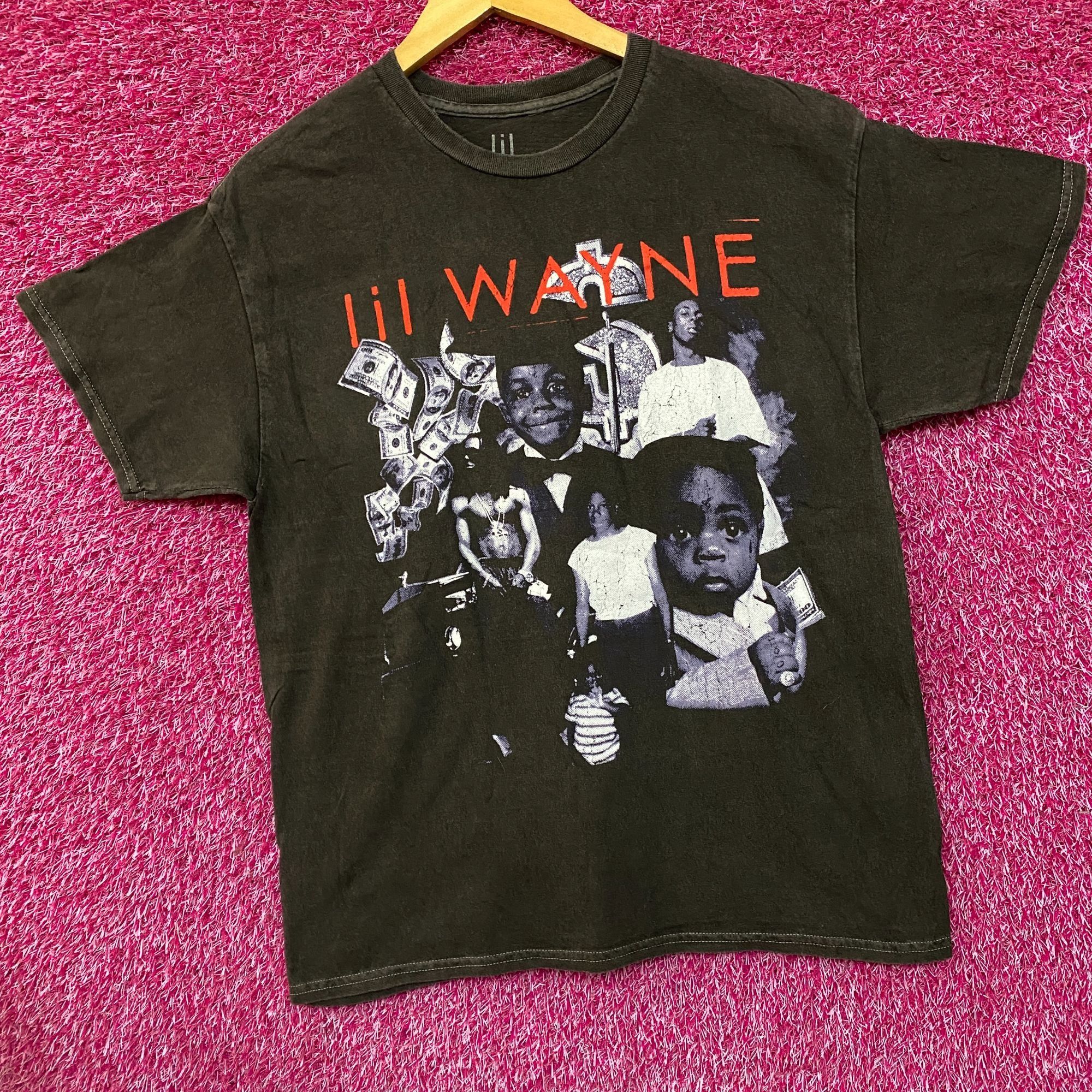 Lil Wayne Lil Wayne The Carter Album Covers Graphic Design T-shirt Med Size US M / EU 48-50 / 2 - 3 Thumbnail