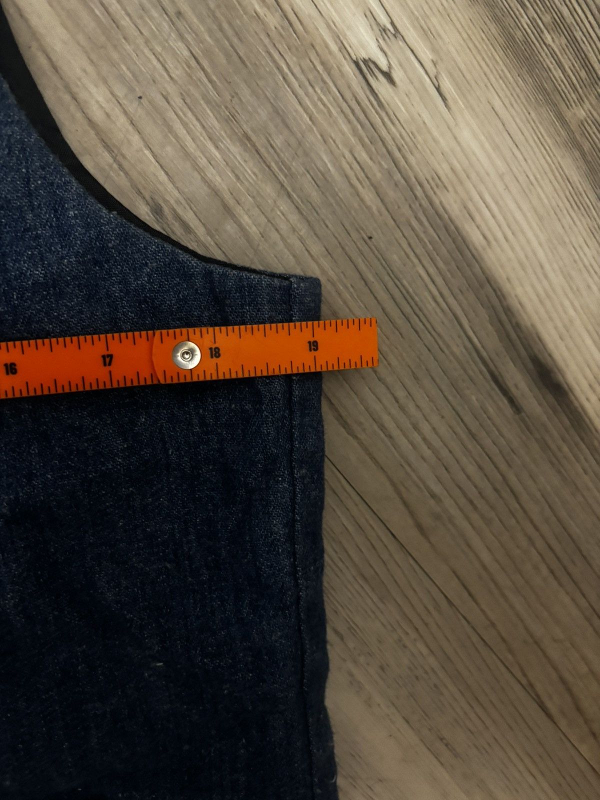 Levi's Vintage Clothing Levi’s Panatela Denim Vest Vintage Button Front Blue Jean Ve Size US L / EU 52-54 / 3 - 5 Thumbnail