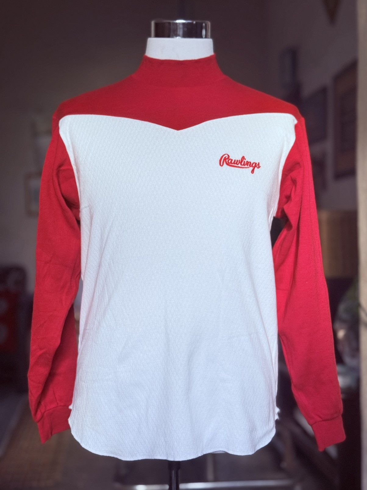 Other Vintage 90s Rawlings x Asics "Made In Japan" Baseball Jersey Size US L / EU 52-54 / 3 - 1 Thumbnail