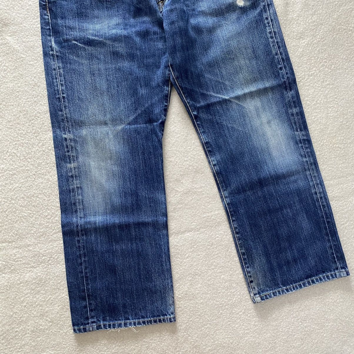 Japanese Brand Uniqlo Distressed Denim w35 Size US 35 - 3 Thumbnail