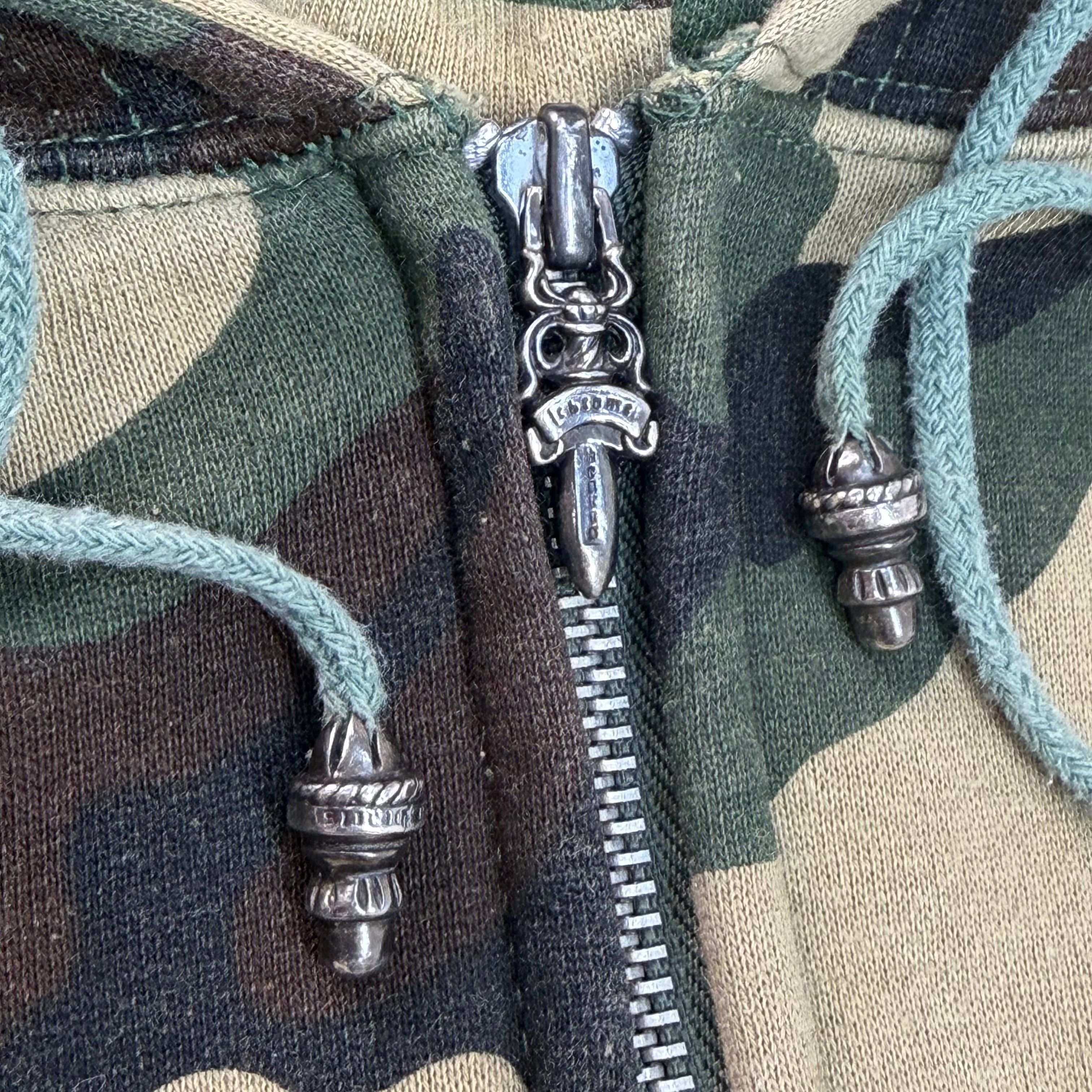 Chrome Hearts Vintage Chrome Hearts Camo Cross Thermal ZipUp XL Size US XL / EU 56 / 4 - 7 Thumbnail