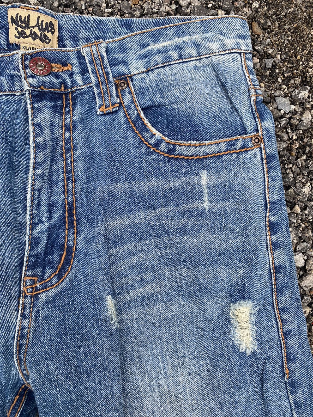 Japanese Brand Nylus Flared Distressed Size US 32 / EU 48 - 10 Thumbnail