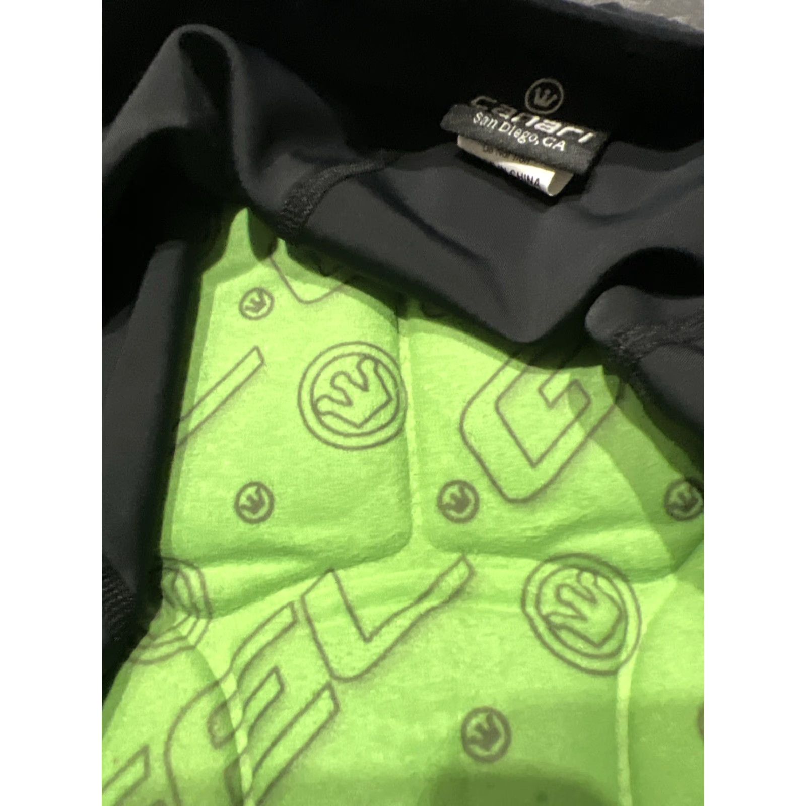 Vintage Canari Men's Padded Cycling Biking Shorts XL Black Activewear Biker Sportswear Workout Fitness Size US 36 / EU 52 - 4 Thumbnail