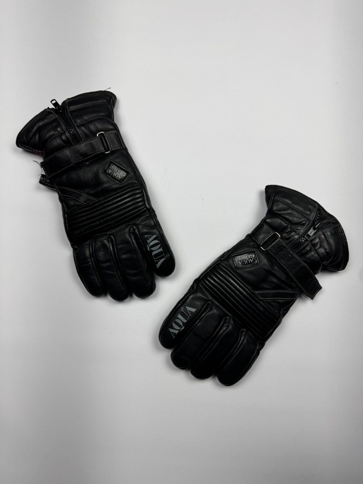 Vintage Vintage Frank Thomas Leather Bike Gloves Size ONE SIZE - 1 Thumbnail