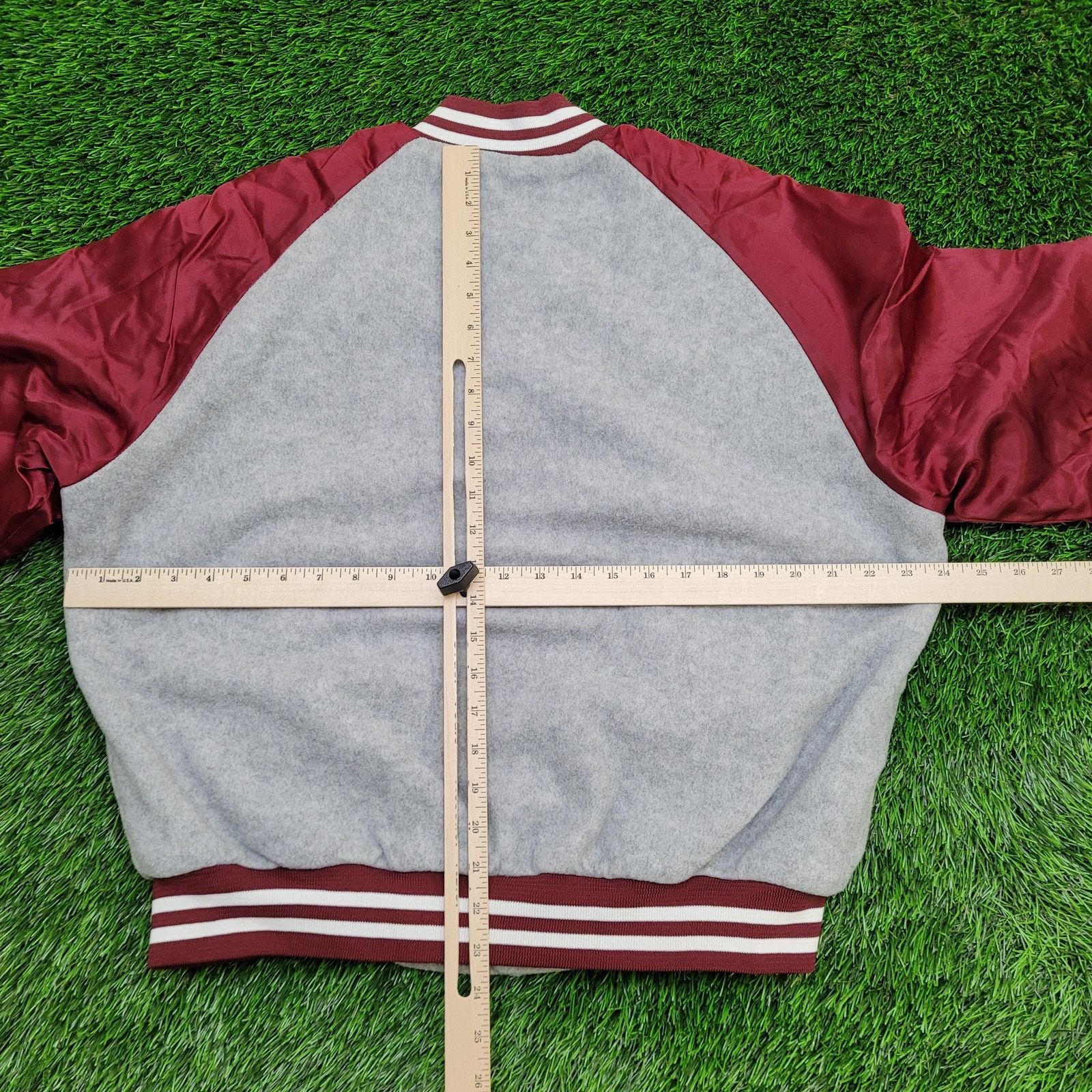 Chalk Line Vintage 80s Chalk-Line Varsity Jacket M/L 24x23 Sherpa-Lined Size US L / EU 52-54 / 3 - 4 Thumbnail