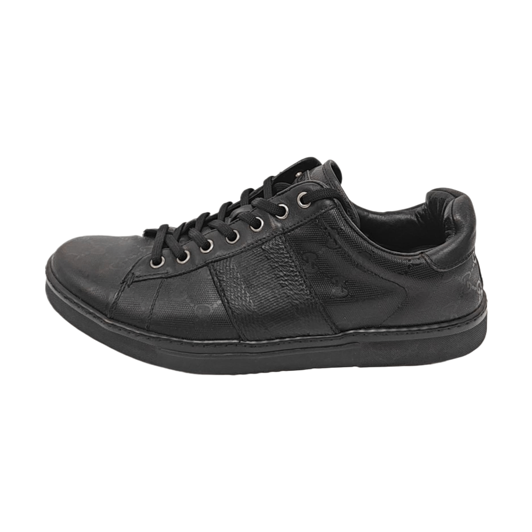 Gucci Gucci GG Monogram Leather Sneakers Size 41 Size US 8 / EU 41 - 1 Thumbnail