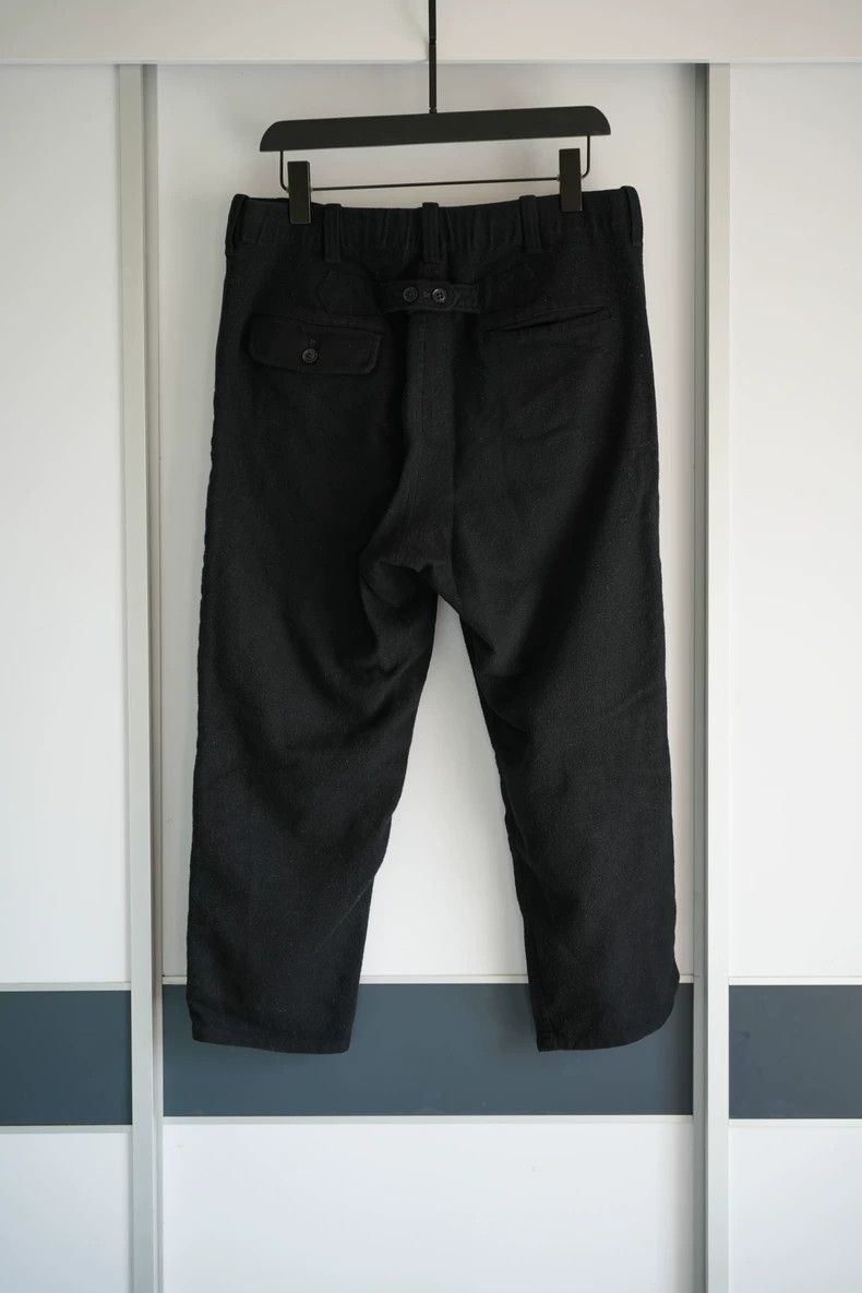 Yohji Yamamoto Yohji Yamamoto Yohji Yamamoto Wool Trousers with Side Stra Size US 42 / EU 58 - 2 Thumbnail