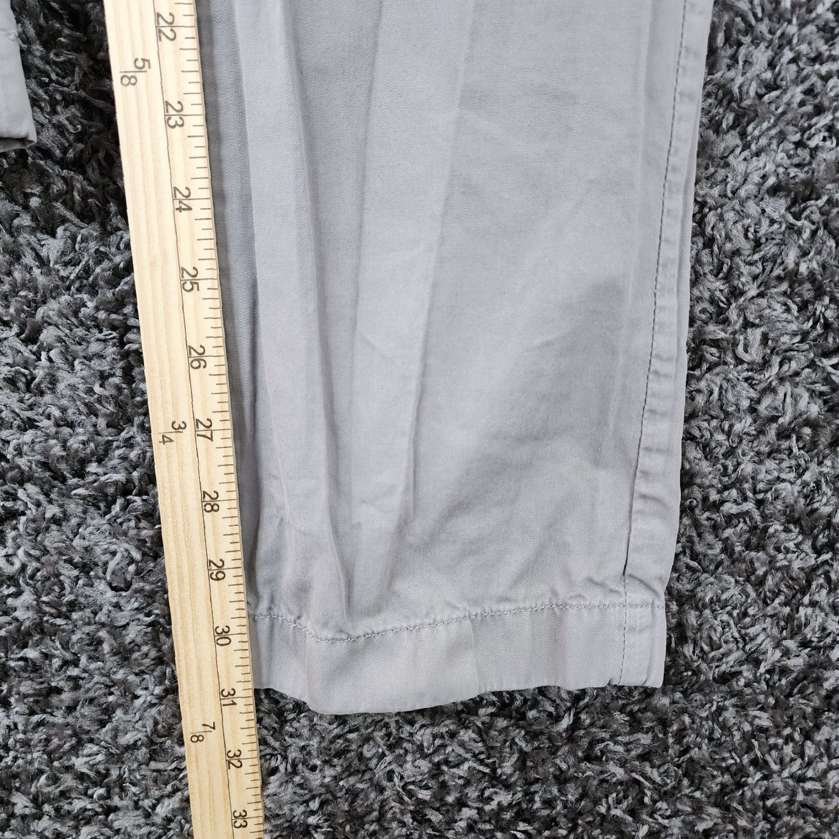 J.Crew VINTAGE J.CREW 770 Mens Gray Chino Pants Size 30x31 Straight Leg Male Size US 30 / EU 46 - 5 Thumbnail