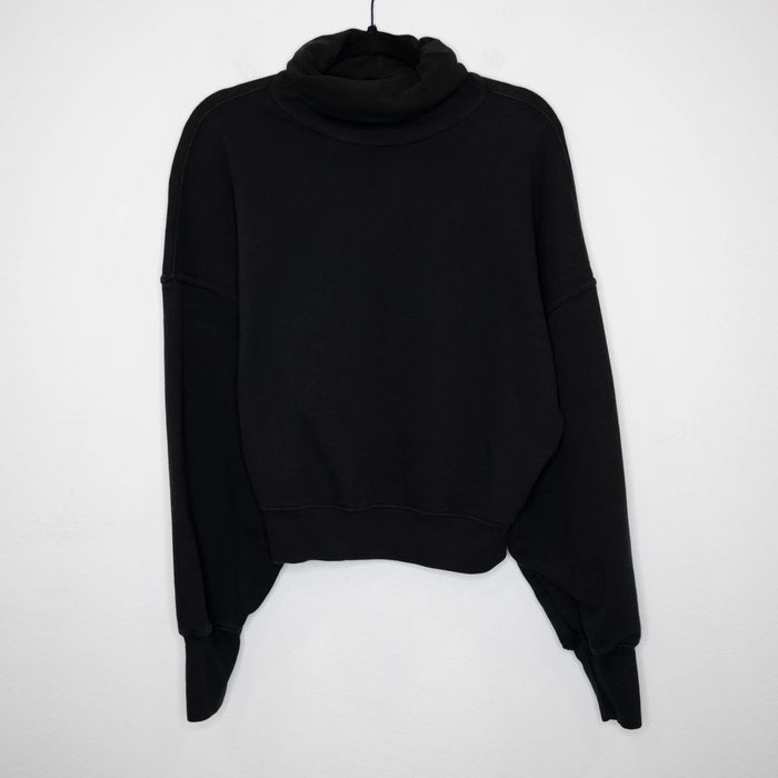 Agolde Agolde Balloon Sleeve Cropped Turtleneck Sweatshirt Grailed