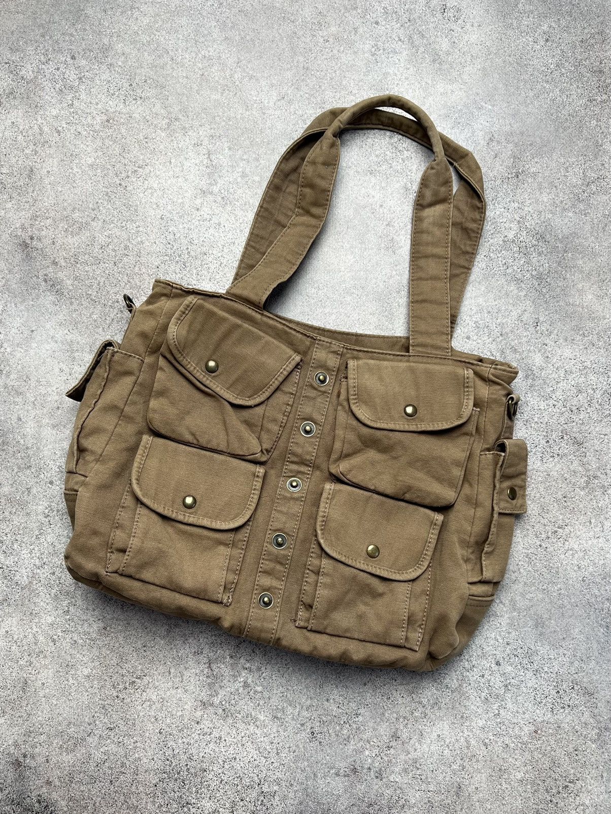 Vintage Vintage multi pocket general style cargo bag Size ONE SIZE - 1 Thumbnail
