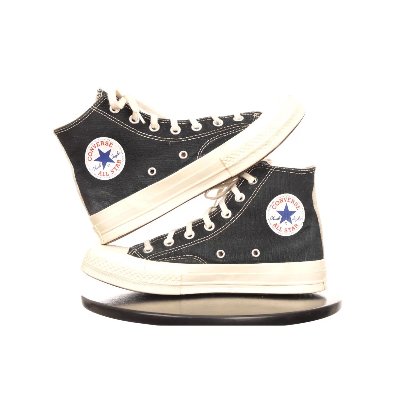 Converse Converse Chuck Taylor All Star Comme des Garcons PLAY Sneaker / Black / US W 8 UK 6 / EUR 39 - Womens Size US 6 / IT 36 - 4 Thumbnail