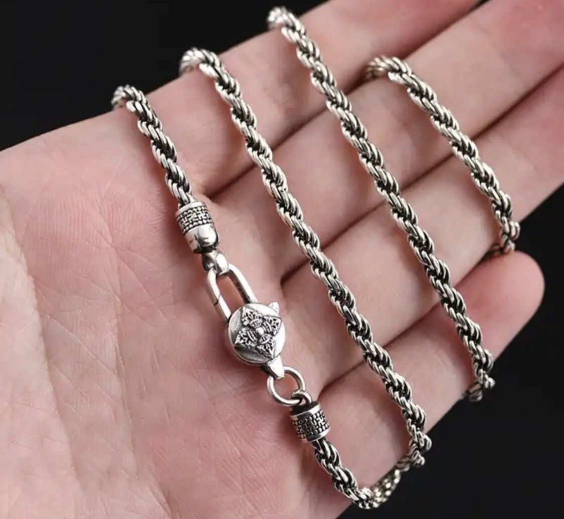 Jewelry 4mm Chain Necklace Size ONE SIZE - 2 Thumbnail