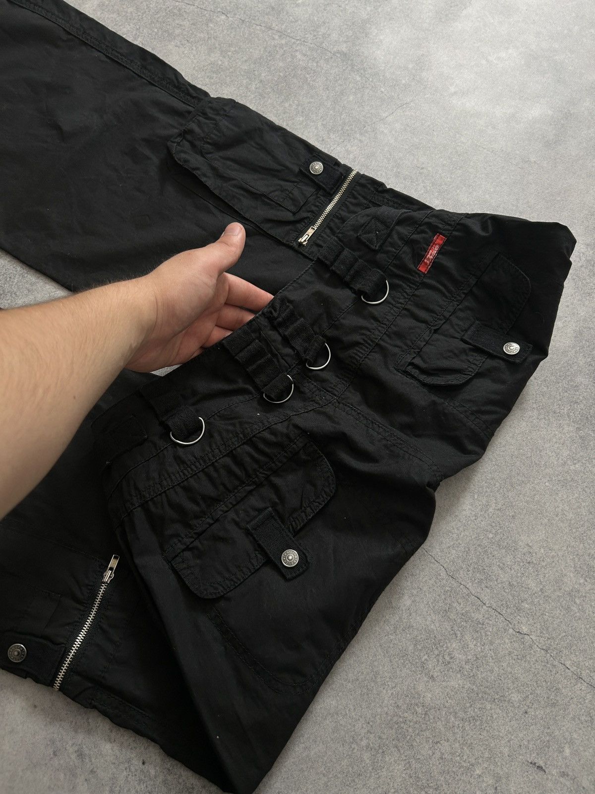 Japanese Brand Vintage Trailer New York Black y2k parachute pants mens Size 32" / US 10 / IT 46 - 4 Thumbnail