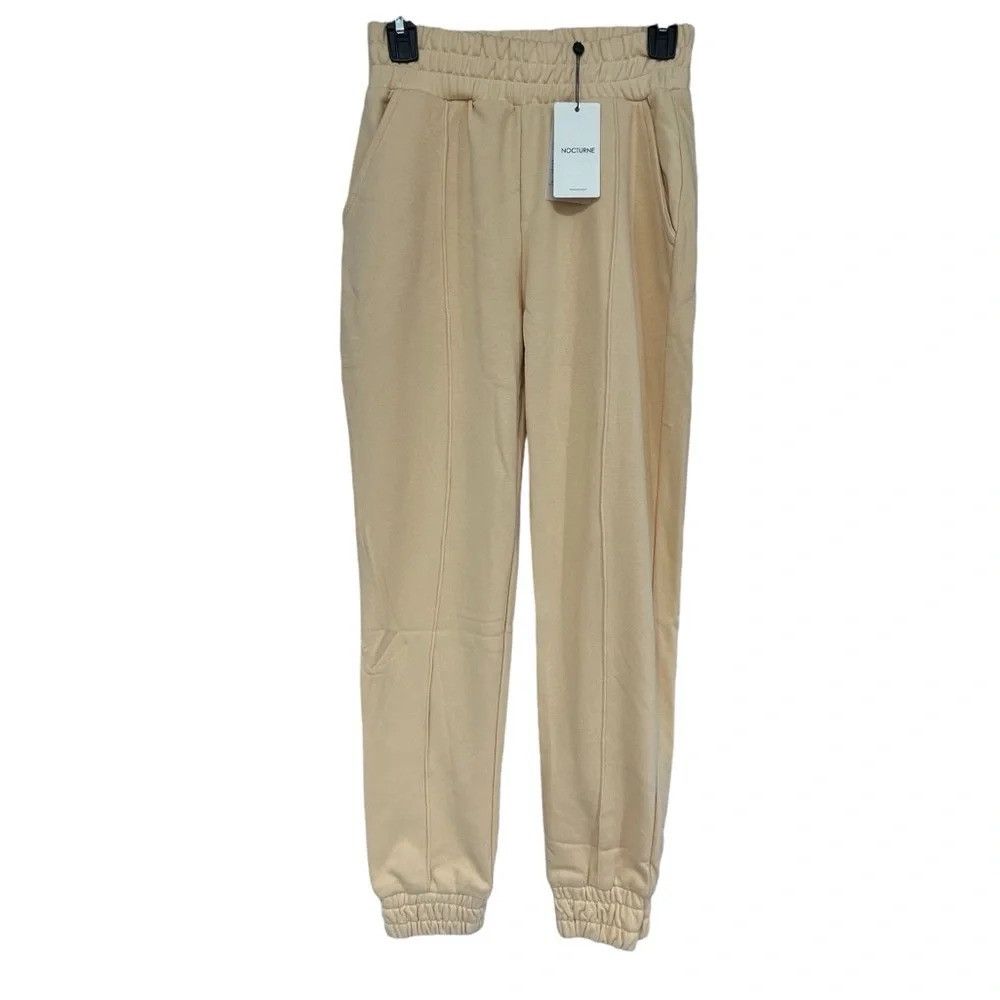 NOCTURNE NOCTURNE KNITTED JOGGING COMFY LOUNGEWEAR PANTS Size 26" / US 2 / IT 38 - 6 Thumbnail