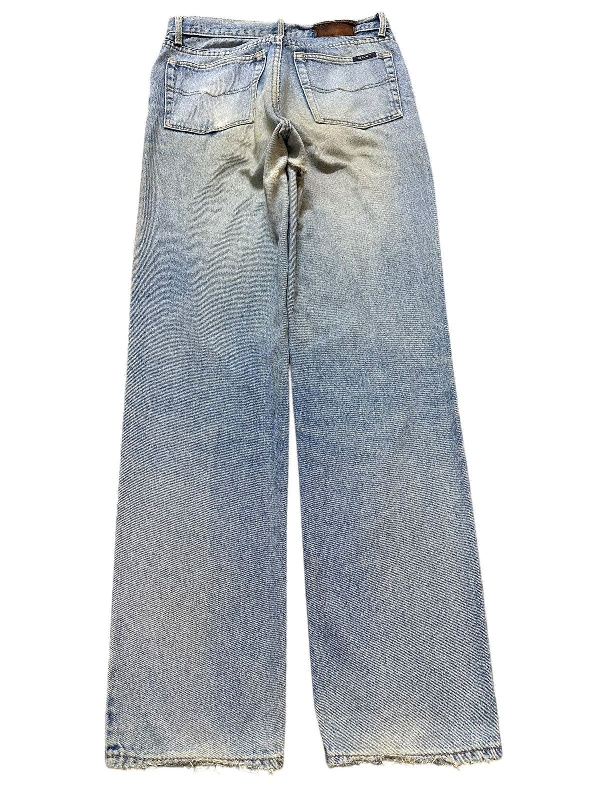 Gant Vintage Japanese Brand Blue Faded Wash Style Distress Jeans Size US 30 / EU 46 - 2 Thumbnail