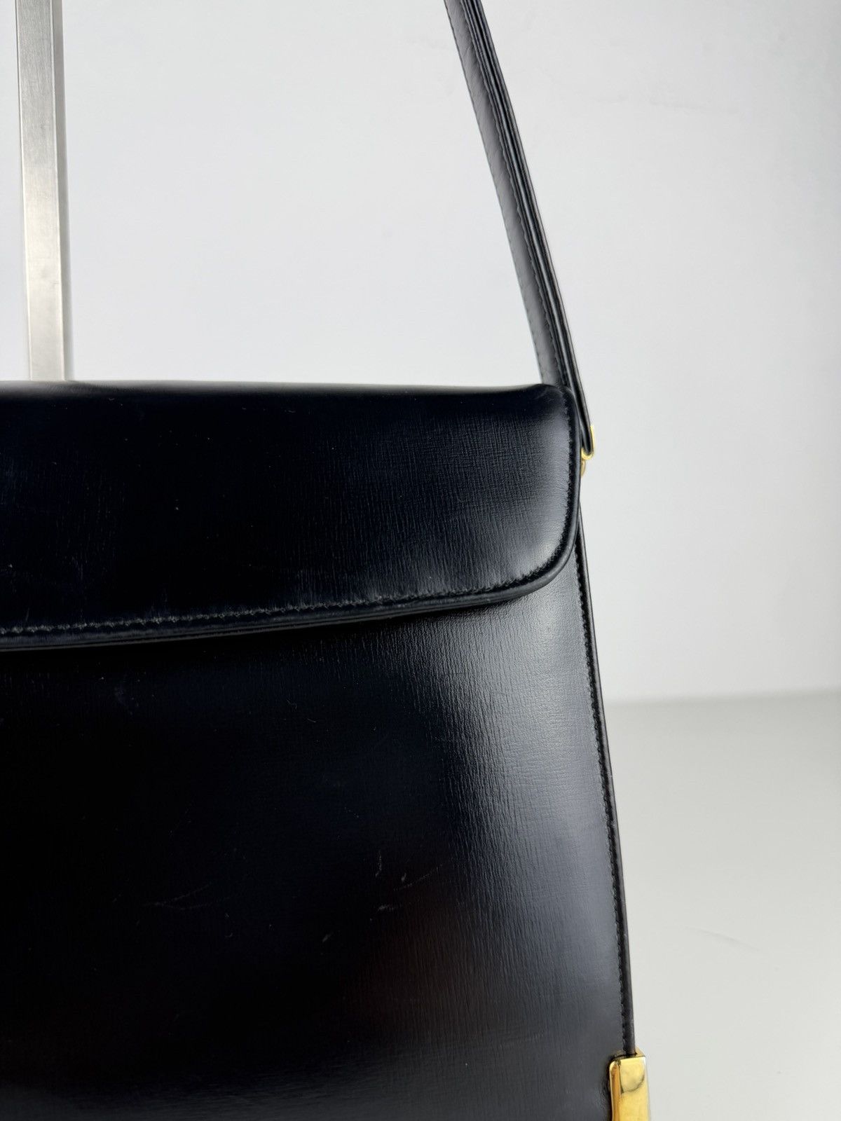 Dior Vintage 70s Dior box calf leather shoulder bag Size ONE SIZE - 14 Thumbnail