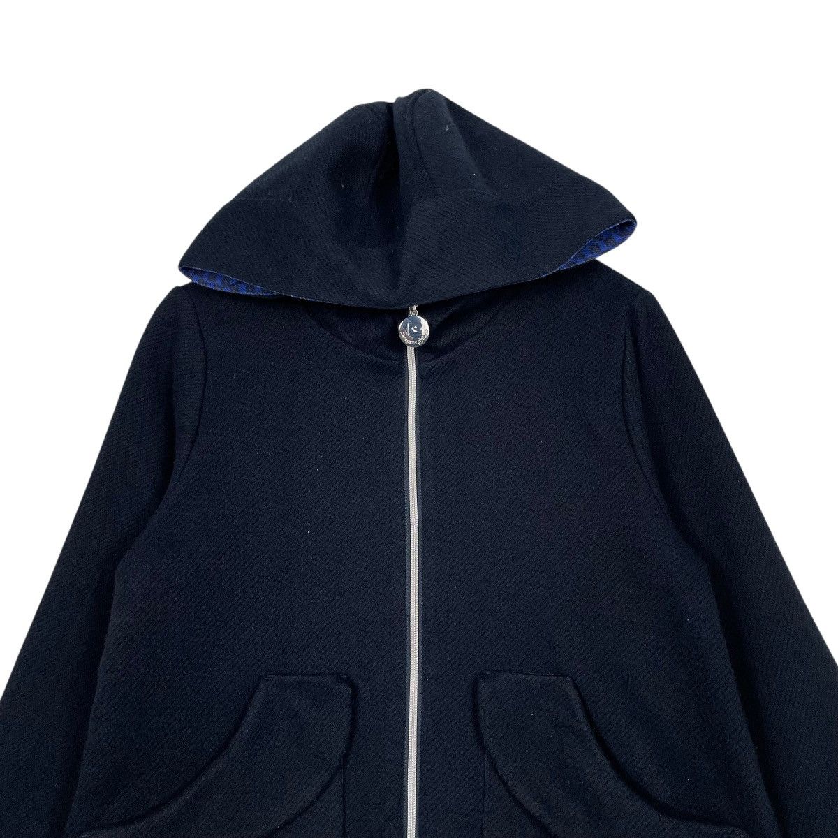 Pierre Cardin Pierre Cardin Diffusion Hooded Zipper Jacket Size US M / EU 48-50 / 2 - 2 Thumbnail