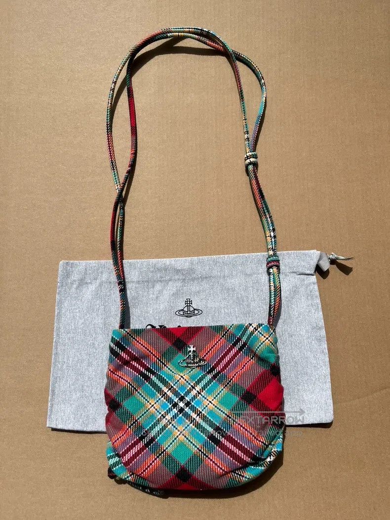 Vivienne Westwood Vivienne Westwood size os Plaid Cloud Shoulder Bag, Wallet Size ONE SIZE - 1 Thumbnail