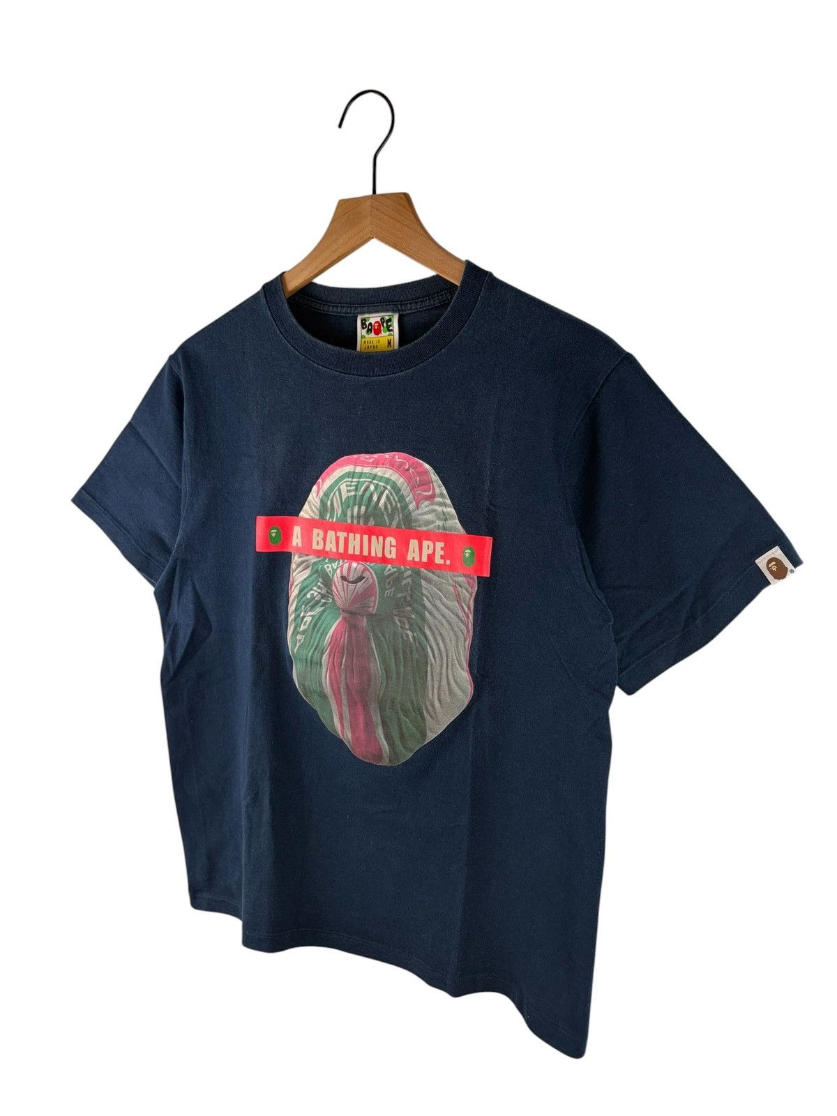 Bape Bape Head Logo Print Tee Size US M / EU 48-50 / 2 - 2 Thumbnail