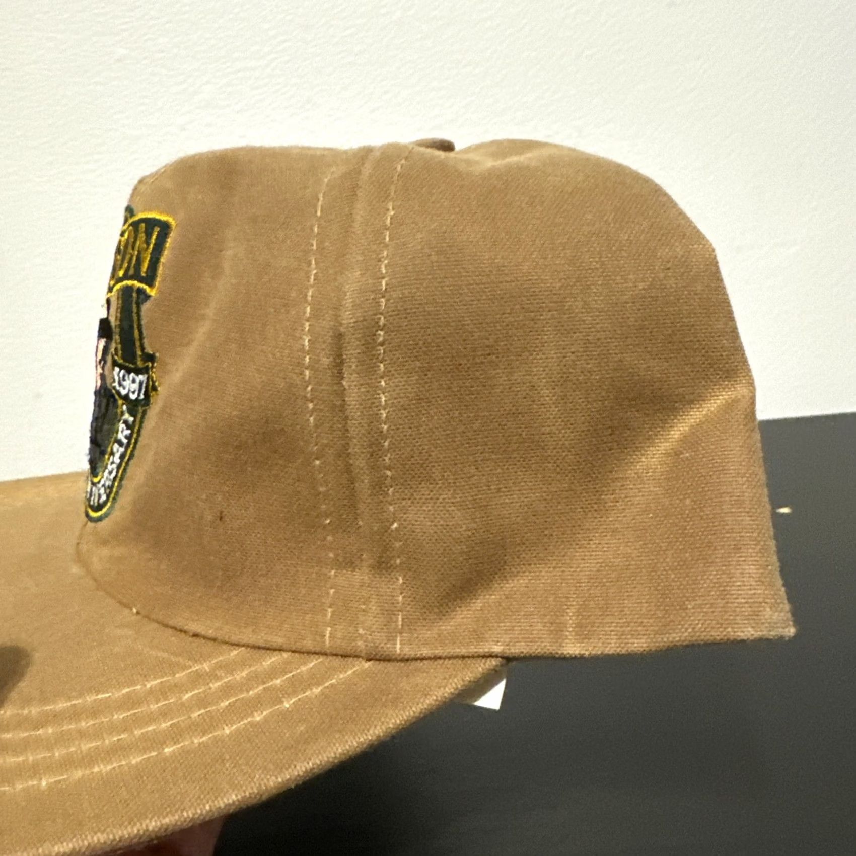 Filson VINTAGE Filson Tin Cloth Waxed Logger Cap 100th Anniversary 1897-1997 USA Made Size ONE SIZE - 5 Thumbnail