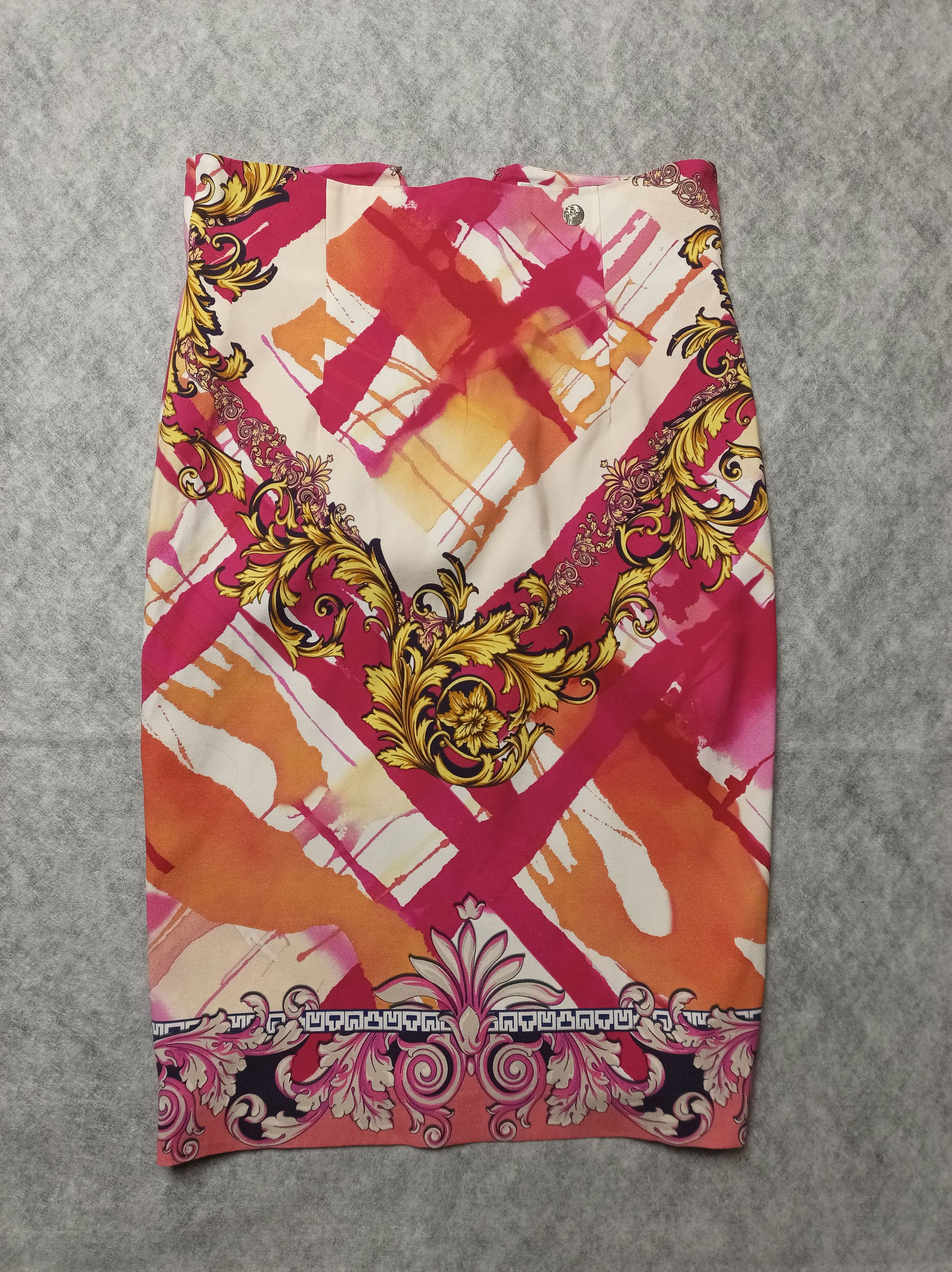 Versace Versace Collection Baroco Print Midi Skirt IT 42 Size 28" / US 6 / IT 42 - 5 Thumbnail