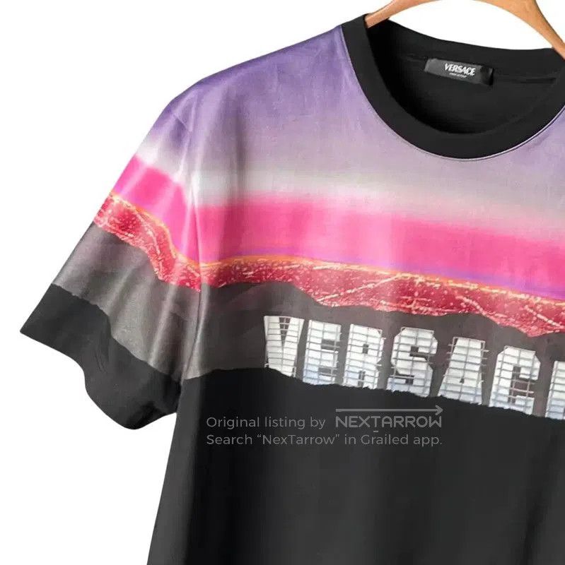 Versace Versace Colorblock Logo Short Sleeve T-Shirt . Size US XL / EU 56 / 4 - 5 Thumbnail