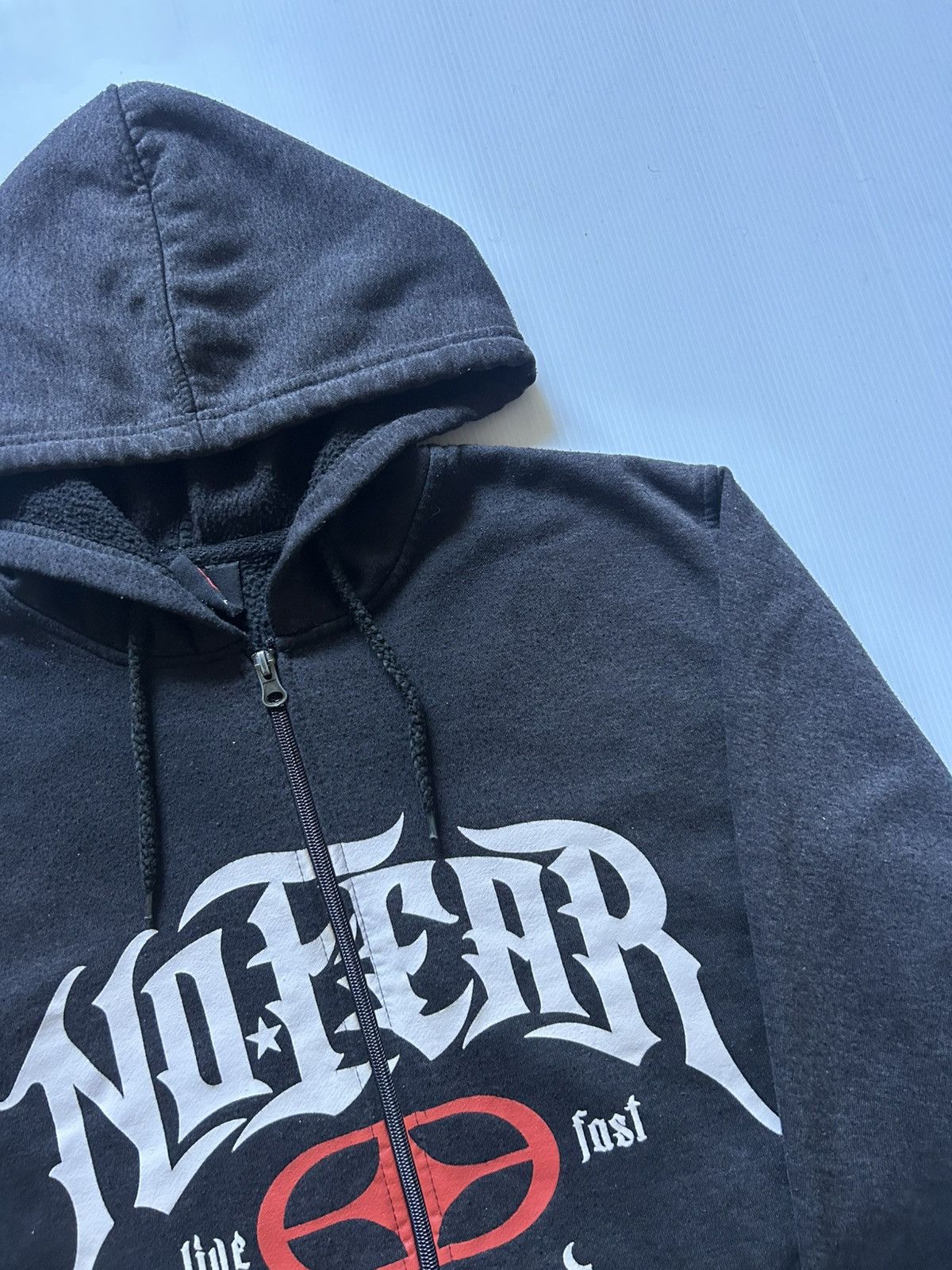 No Fear Vintage Y2K No Fear Zip Up Hoodie (Free Shipping) Size US L / EU 52-54 / 3 - 2 Thumbnail