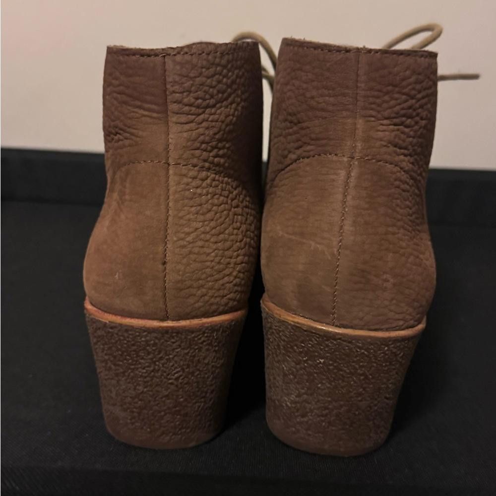 Lucky Brand Lucky Brand Short Lace up wedge boots. Size 6.5M Size US 6.5 / IT 36.5 - 2 Thumbnail