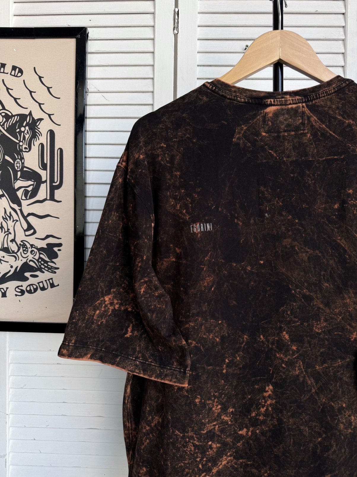 Other EGORINI Namaste Motherfuckers Acid Wash Oversized T-Shirt Size US L / EU 52-54 / 3 - 6 Thumbnail