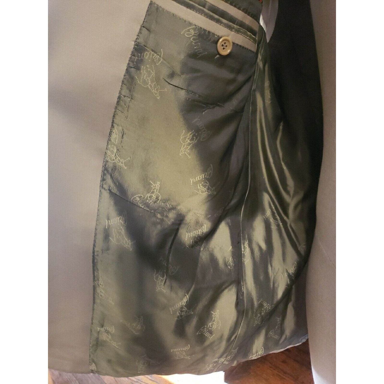 Brioni Men’s Brioni Olive Green Blazer Sports Coat Size 40 regular Size 40R - 5 Thumbnail