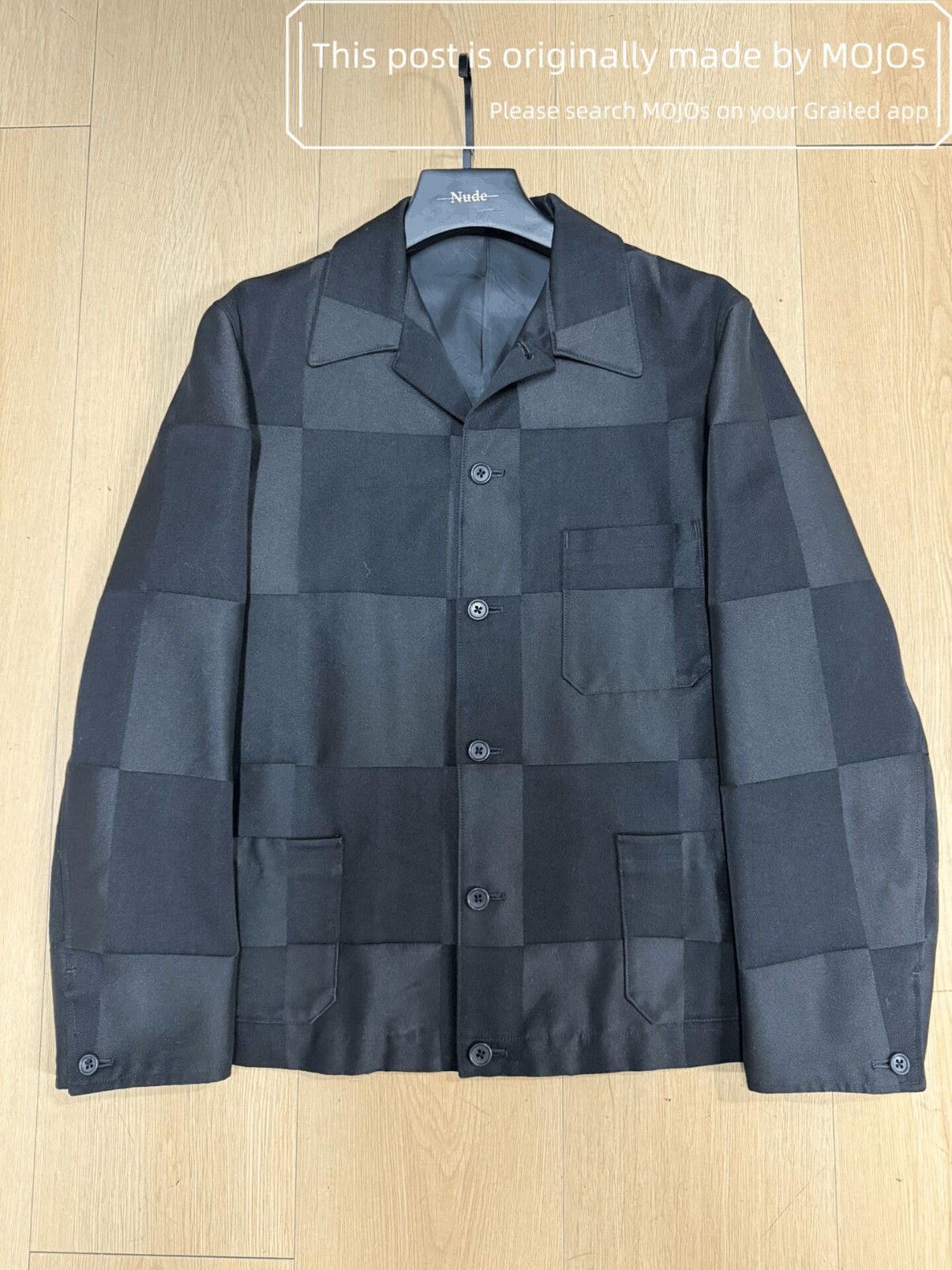 Yohji Yamamoto Ground Y oversized long cotton cardigan GA-T12-040