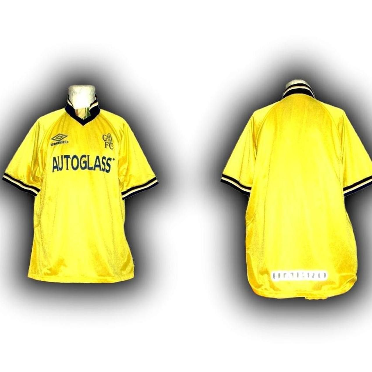 Umbro Fc Chelsea England 1998 1999 2000 Third 3rd Shirt Jersey Size US XL / EU 56 / 4 - 2 Thumbnail