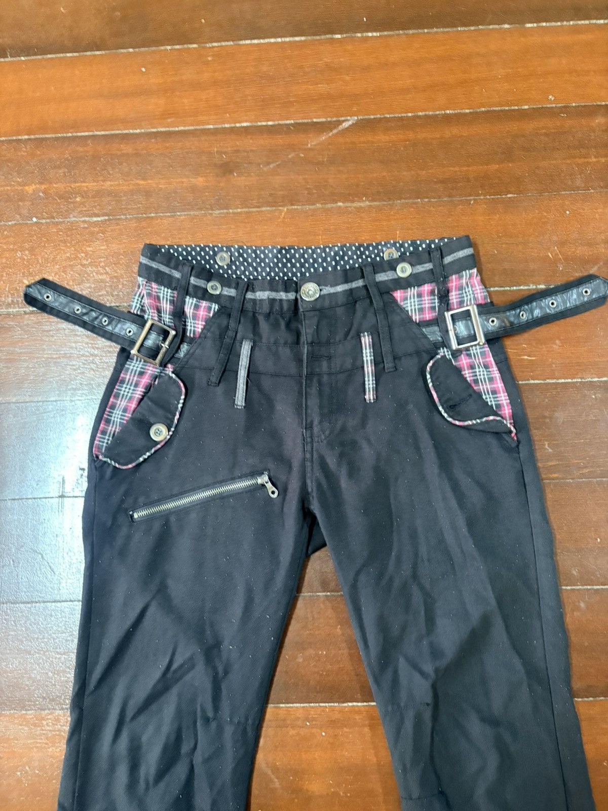 If Six Was Nine Double Focus Japan Asymmetrical Double Waist punk Size US 32 / EU 48 - 10 Thumbnail