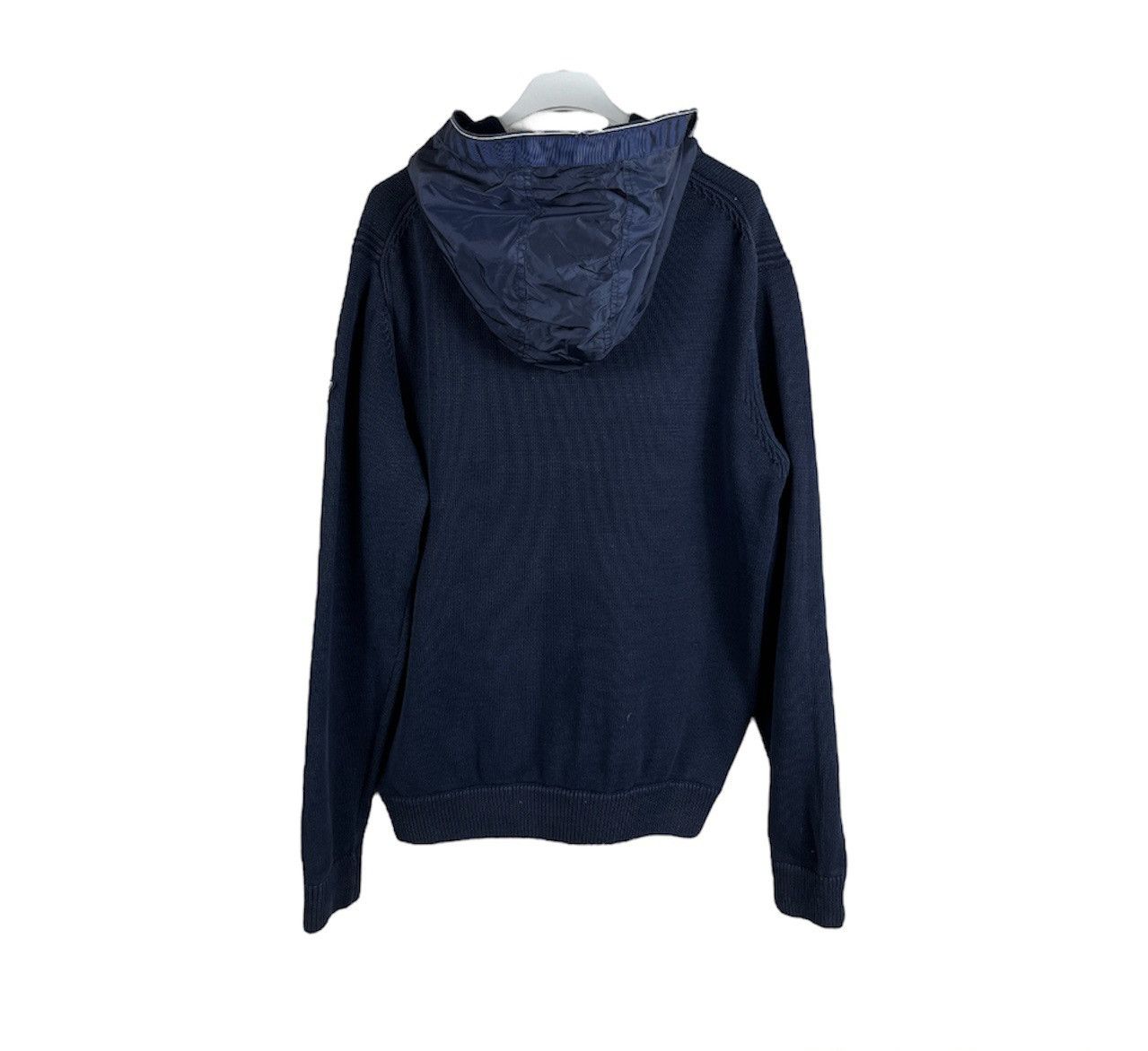 Armani × Giorgio Armani Giorgio Armani jeans knit full zip hoodie sweater cardigan Size US L / EU 52-54 / 3 - 2 Thumbnail