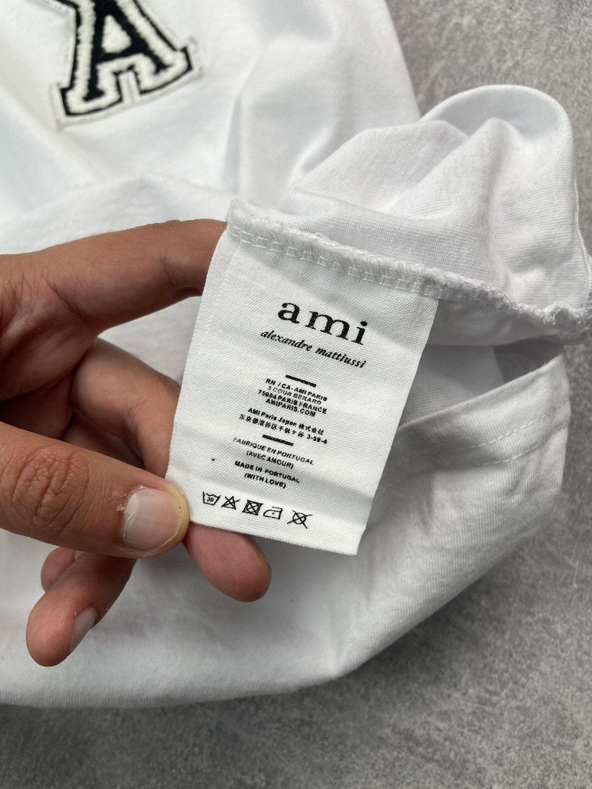 AMI AMI Paris T-shirt Heart Logo Size M / US 6-8 / IT 42-44 - 6 Thumbnail